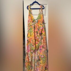 NWT For Love & Lemons "Madison" maxi dress
